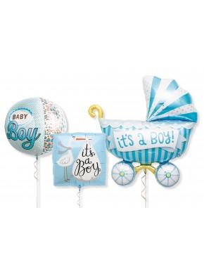 blue its a boy baby balloon bouquet 1024x1024